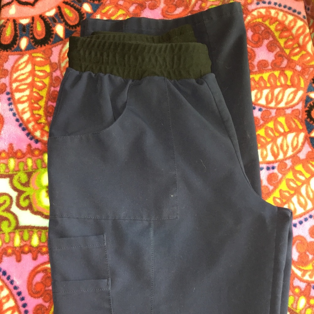 Two pair of scrub pants!!!
